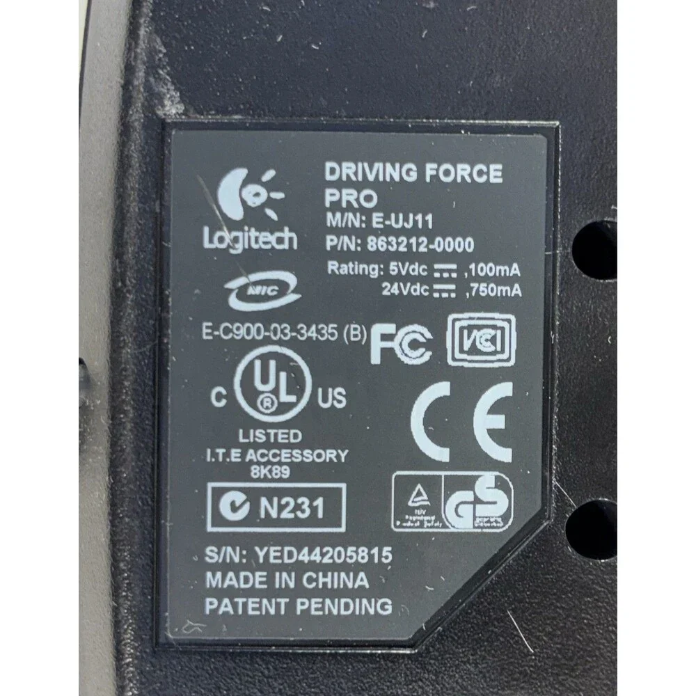 Logitech Driving Force Pro E-UJ11 Feedback Steering Wheel & Pedals Tested